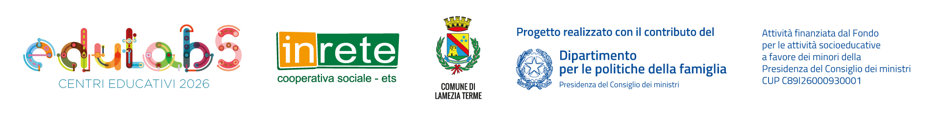 Loghi degli enti e dei partner della rete EduLabs 2026